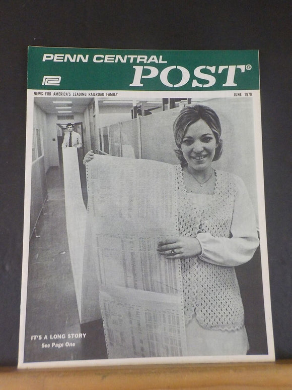 Penn Central Post Employee Magazine 1970 June Its a long story Freight cars MAP