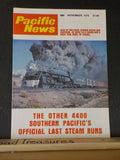 Pacific News #205 1978 November The other 4400 Southern Pacifics last steam run