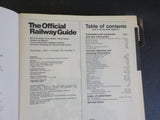 Official Railway Guide 1991 December NA Travel Edition US Canada Mexico