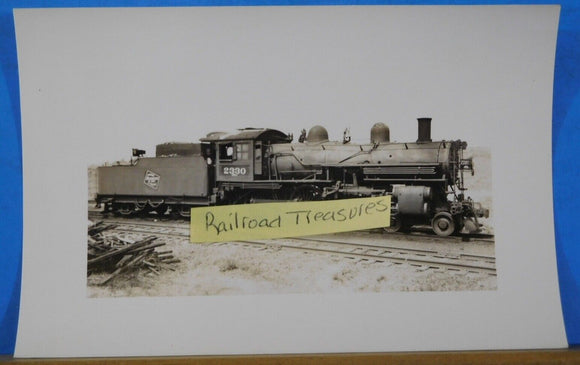 Photo CMStP&P Locomotive #2330 Milwaukee Fox Lake 1936 Approx 3 ½ X 5 ¾ inches