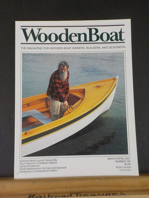 Wooden Boat Magazine #159 March April 2001 Building a cruising boat interior