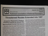 News from the National Association of Railroad Passengers 1996 COMPLETE YEAR Lot
