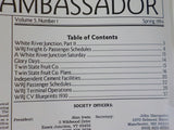 Ambassador, The Volume 5 #1 Central Vermont Ry Historical Society