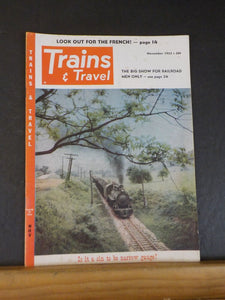 Trains Magazine 1953 November  Trains & Travel The big show for railroad men onl