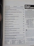 Model Railroader Magazine 1990 August How to Lay track outdooors Ballasting trac