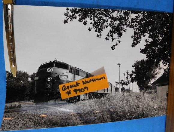 PHOTO Great Northern Locomotive #9909 4 5/8 x 7 ½