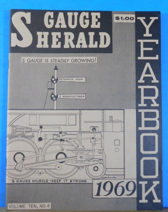 S Gauge Herald 1969 Yearbook Modern Bay Window Caboose