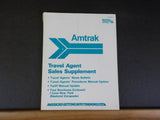 Amtrak Travel Agent Sales Supplement 1980 July/August  Official Railway Guide