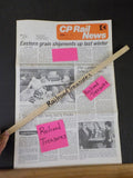 CP Rail News 1981 May 6  Employee Newspaper Eastern grain shipments up last wint