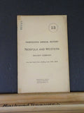 Norfolk and Western Railway Annual Report 13th Ending June 30 1909 FOLDOUT MAP