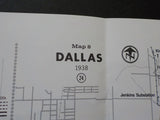 Map Texas Electric Railway Lot of 8 maps