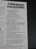 Model Railroading 1982 Winter 2 step weathering tricks GP20 GP30 Track Plans Che