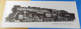 Print Berkshire Type Freight Locomotive Class S2 by Alvin F. Staufer SIGNED Roll