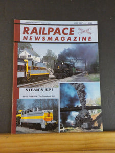 Rail Pace News Magazine 1987 June Railpace O&W #116 Steams up CSX in WV
