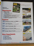Railroad Model Craftsman Magazine 2019 February Shipping lumber on CBNS MP U30C