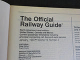 Official Railway Guide 1993 January North American Travel Canada & Mexico
