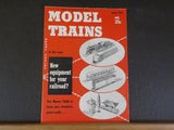 Model Trains 1956 January House construction Old Time Baggage Coach Combine
