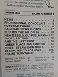 Trains Magazine 1983 January The finest comes home N&W J New Diesels, Old Pullma