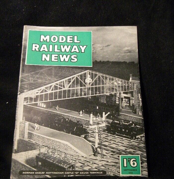 Model Railway News 1958 September Nottingham Castle O Gauge Terminus L ...