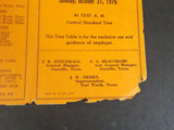 Atchison Topeka & Santa Fe Ry Co Western Lines Northern Div Employee Timetable 4