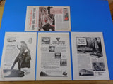 Ads Milwaukee Road Lot #6 Advertisements from various magazines (10)