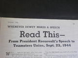 Railroad Trainman Magazine, The 1944 October Manufacturing Political Issues Out