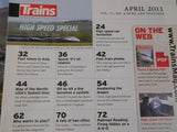 Trains Magazine 2011 April Fast Trains Kansas City Amtrak Sad tale of the big lo