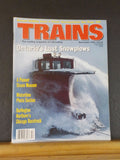 Trains Magazine 1995 December Ontario's last snowpolos BN Chciago Racetrack Wint