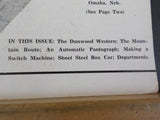 Model Railroader Magazine 1934 July Automatic Pantographs Making a switch machin