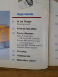 Model Railroader Magazine 1998 September Scenery for coal branch UP AC4400 detai
