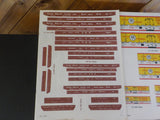 NMRA Cardstock sides Lot of 5 SF NYC Heinz 57 Various scales