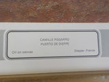 Renaissance Lithographic Print  Camille Pissarro Puerto De Dieppe