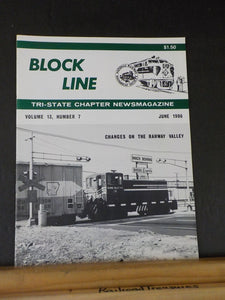 Block Line NRHS 1986 June Rahway Valley Amtrak Bridge
