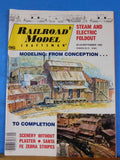 Railroad Model Craftsman Magazine 1986 September Scenery without plaster SF Zebr