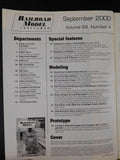 Railroad Model Craftsman Magazine 2000 September Make your own timetable CNR Gon