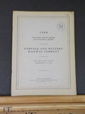 Norfolk and Western Railway Annual Report 51st Year ended December 31 1946  MAP