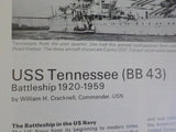 Profile Warship 21 USS Tennessee BB43 Battleship 1920-1959