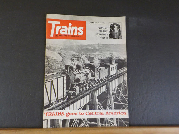 Trains Magazine 1964 April Trains goes to Central America