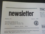 Upper Canada Railway Society Newsletter #271 August 1968 Central Station's 25th