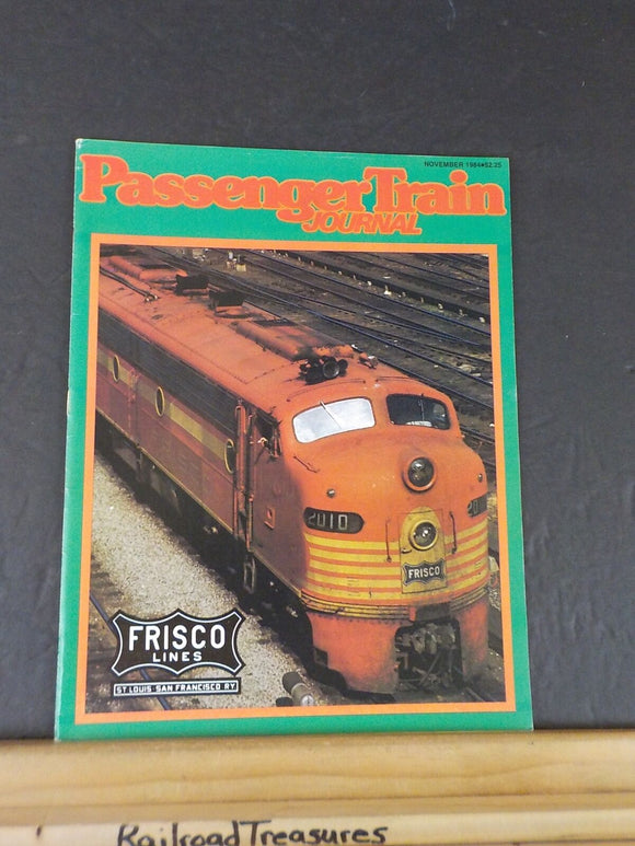 Passenger Train Journal #87 1984 November Amtrak Valley Girls Ozark Pacers