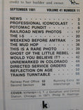 Trains Magazine 1981 September New Haven's Shore Line I-5s Some teenagers can't