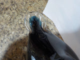 Mouth Blown glass bird Brown and black Oriole?