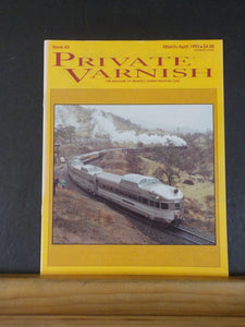 Private Varnish Issue 43 1992 March April Heads end power Potomac Eagle