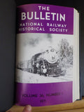 NRHS Bulletin Bound Vol 35-36 1970-71   12 issues + Index 1936-1970