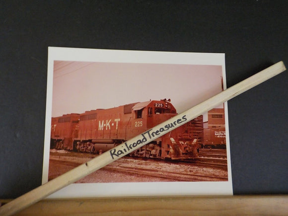 Photo M-K-T Railway Locomotive #225 8 X 10 Color Katy Dallas TX 1971