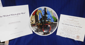 Plate Wizard of Oz The Wicked Witch of the West by James Auckland MGM p0424