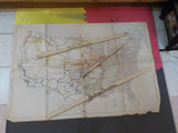 Map Railroads in the United States Eastern & Central   FOLDED