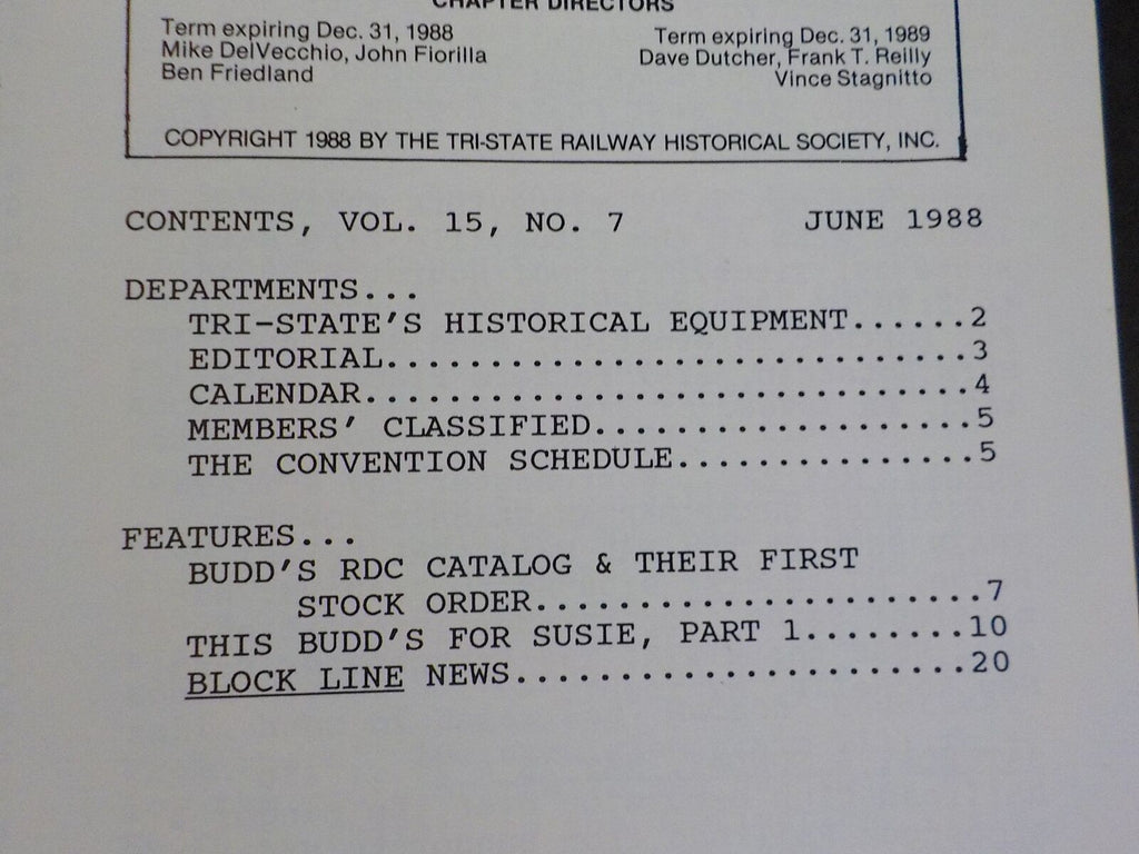 Block Lettering Rdc Books Block Line NRHS 1988 June Budd RDC Catalog – RailroadTreasures