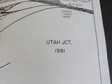 Map Utah Junction  Various years