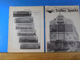 Trolley Sparks #73 & #74 PCC Equipment Chicago EL Oklahoma Railway Company (2)